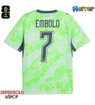 Schweiz Breel Embolo #7 Udebanetrøje VM 2026 Kort ærmer